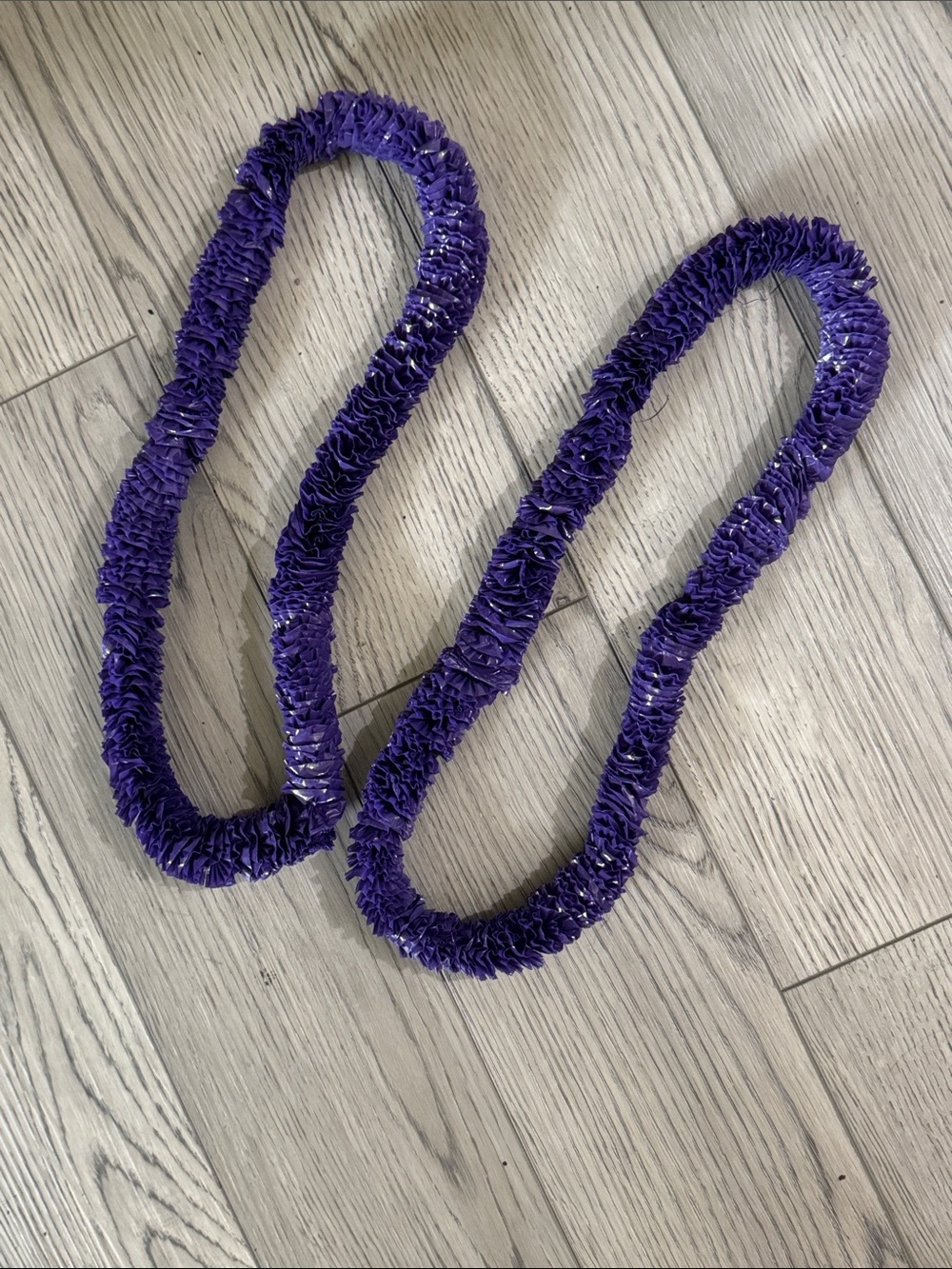 Deep Purple Lei Garland (2)